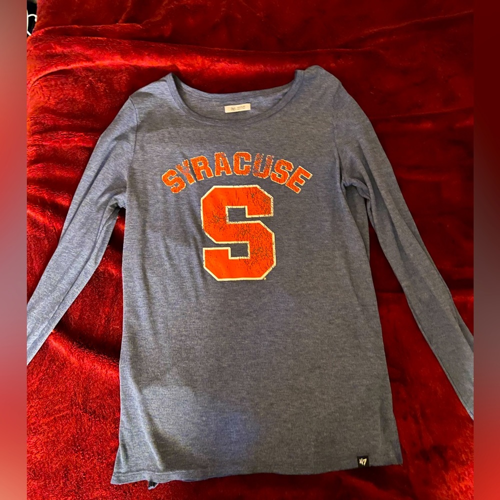 47 Women’s Blue/Grey Syracuse shirt, size M!